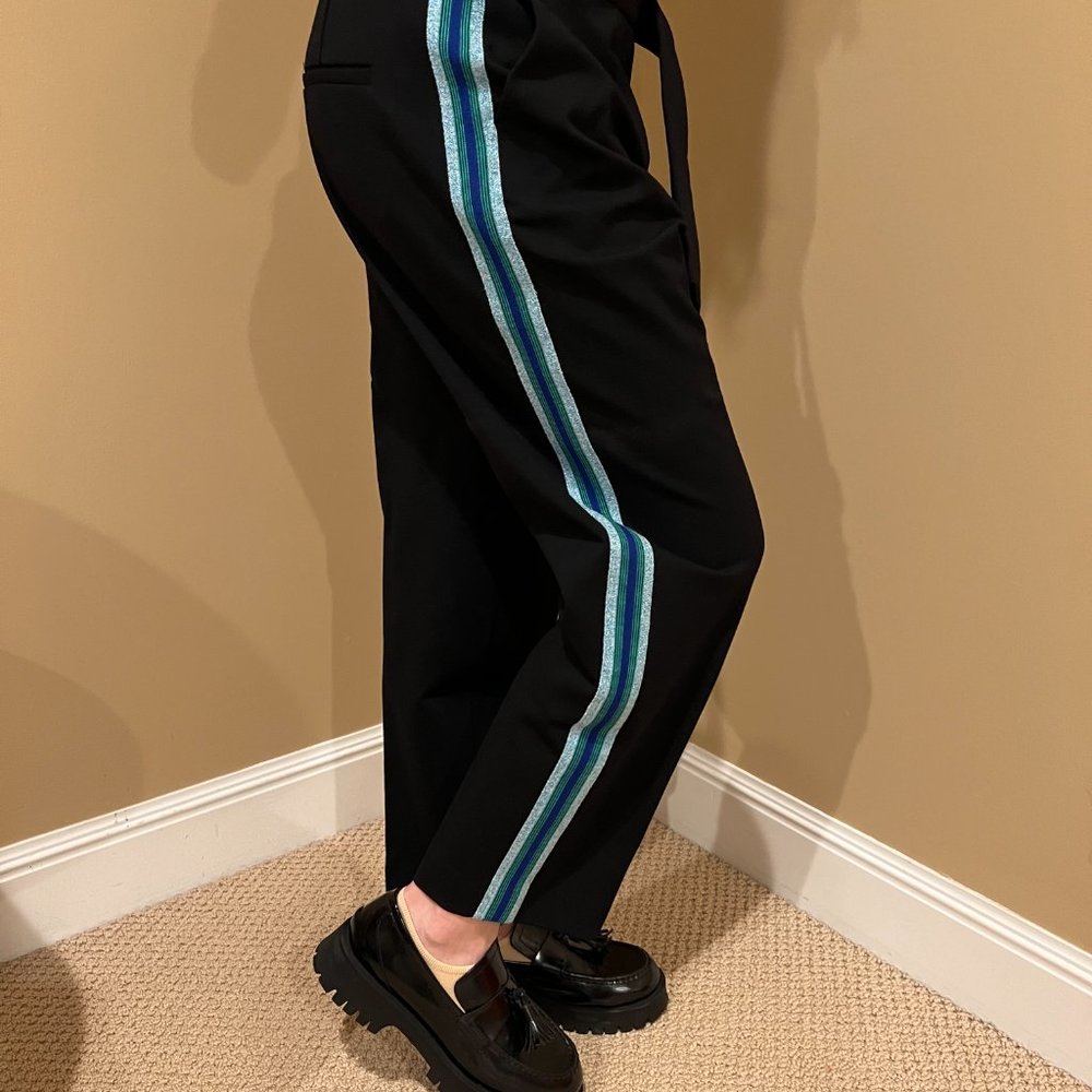 Stylish Sandro Pants with Side Stripe French Size 40 (US M or 8)